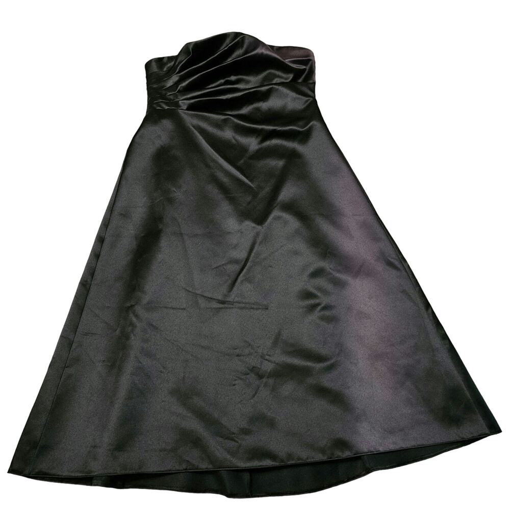 JS Boutique Size 14 Black Dress Strapless